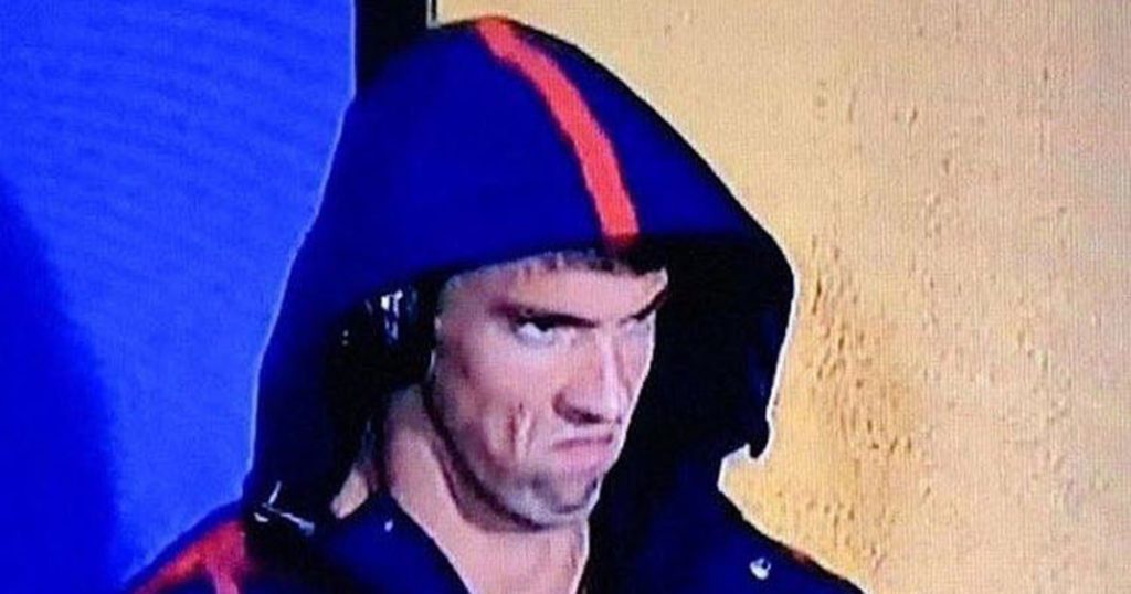 phelps face